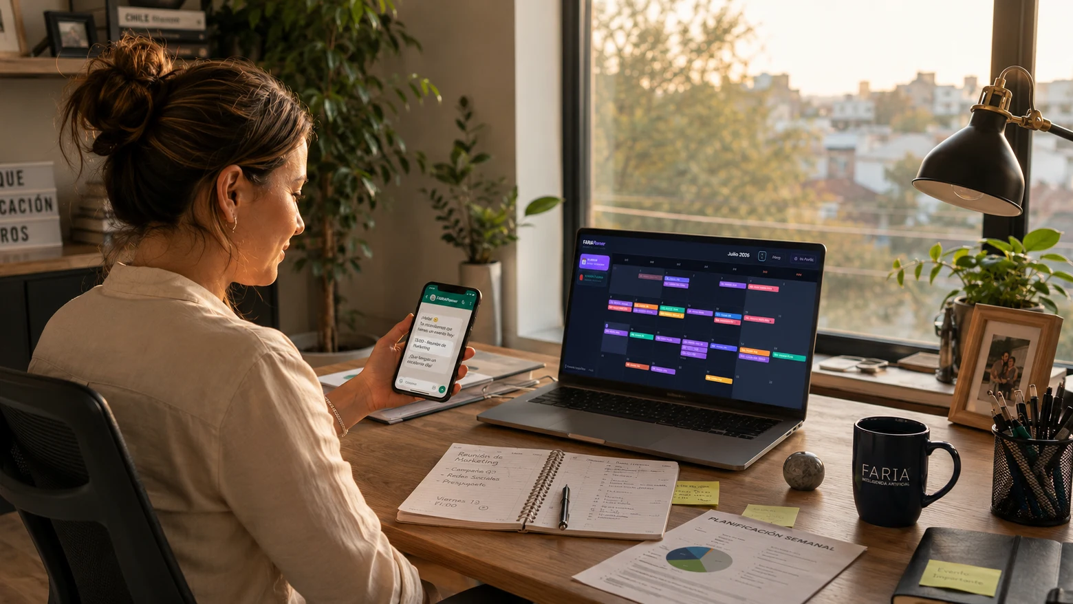 FarIA - FARIAPlanner, tu agenda con recordatorios por WhatsApp